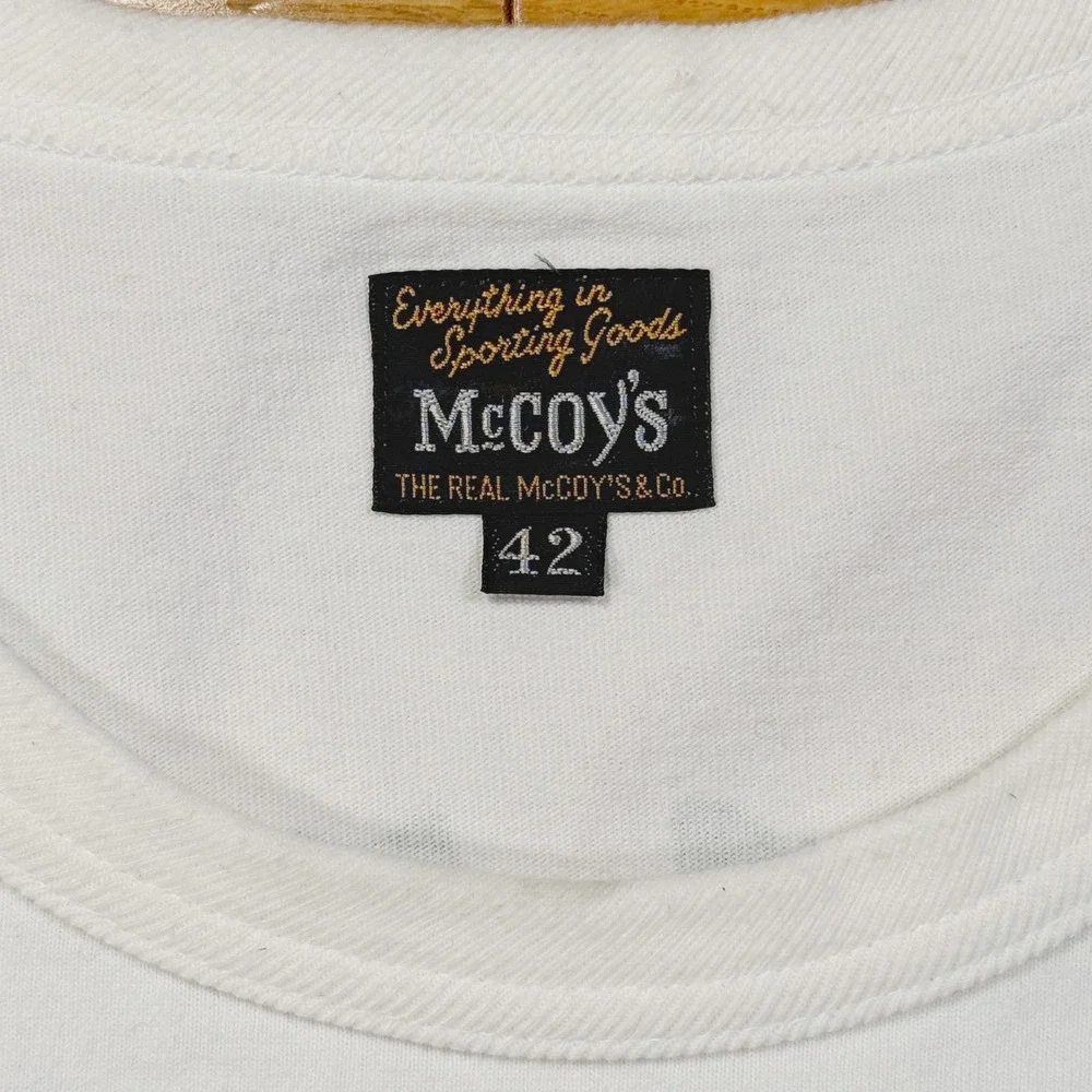 The Real McCoy's Flying Tigers‎ Graphic T Shirt White Size 42 Men's